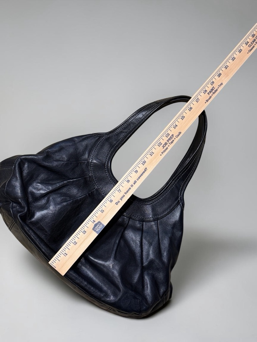 COACH Madison Pinnacle Black Leather Maggie Shoulder Bag 12248 - Picture 14 of 16